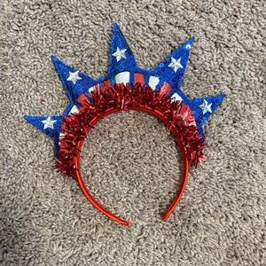 Kids Patriotic Star Headband - Red and Blue